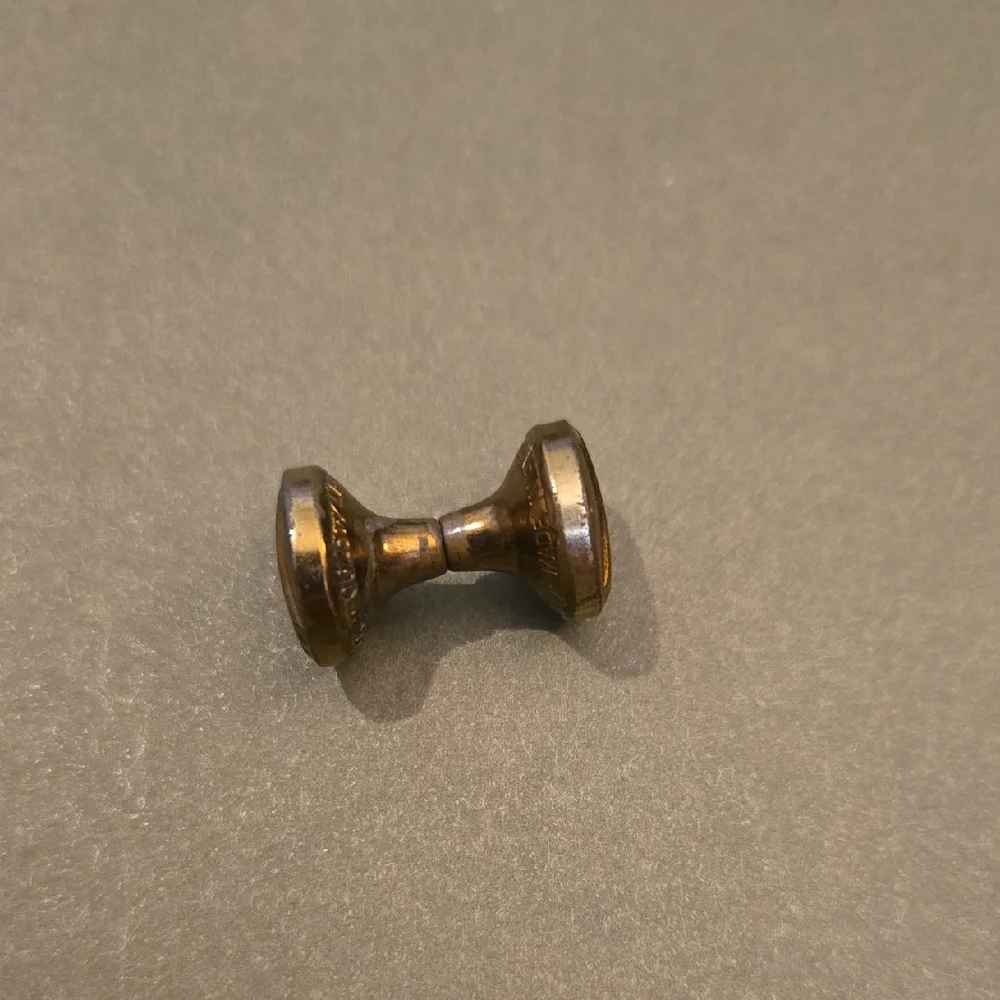 Vintage Brass Cufflink